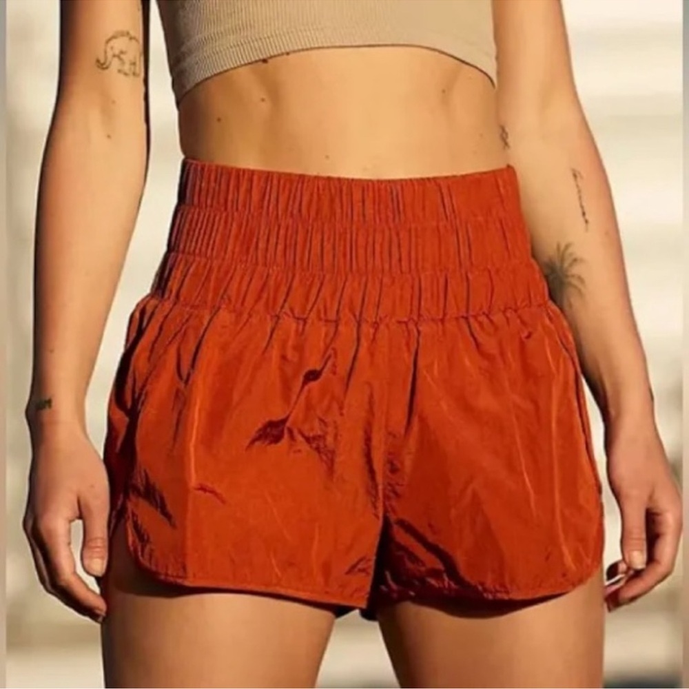 Free People Movement The way home shorts Russet Orange Small